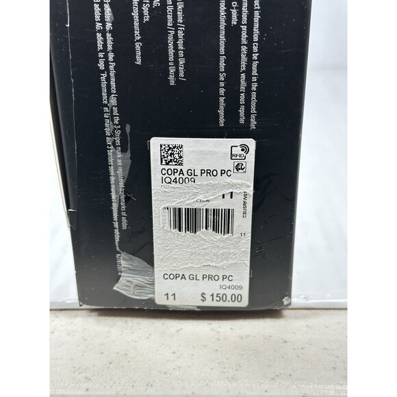 Size 11 Adidas Copa GL Pro PC Soccer Goalkeeper Gloves IQ4009 NEW - Picture 6 of 6